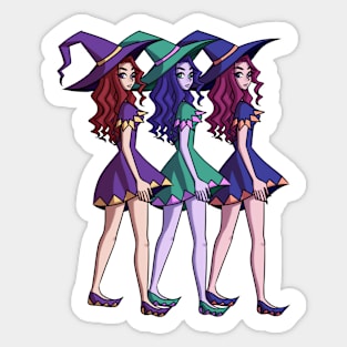 Tri Witch Sticker